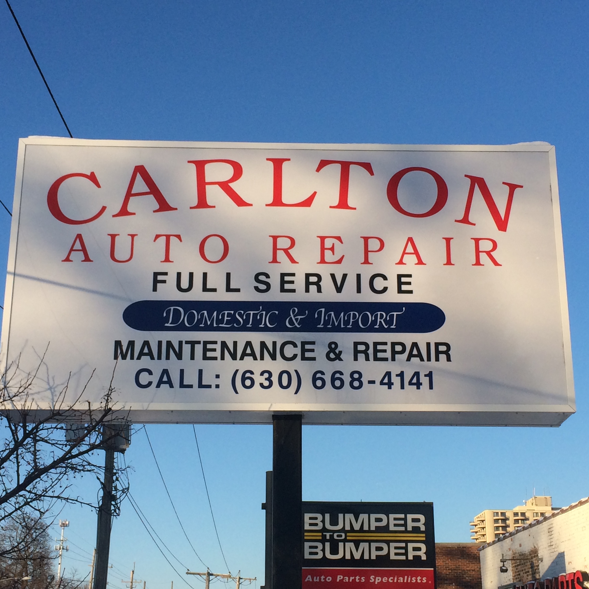 Carlton Auto Repair 630.668.4141